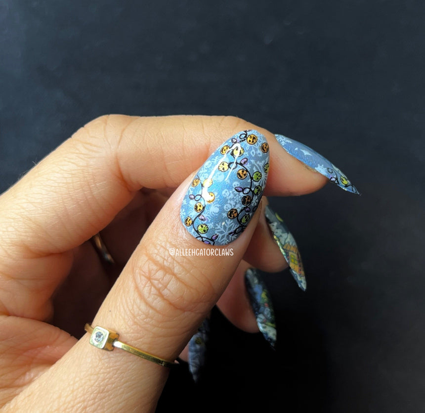 Merry & Fright: Creepmas Cheer (MXM091) - Nail Stamping Plate