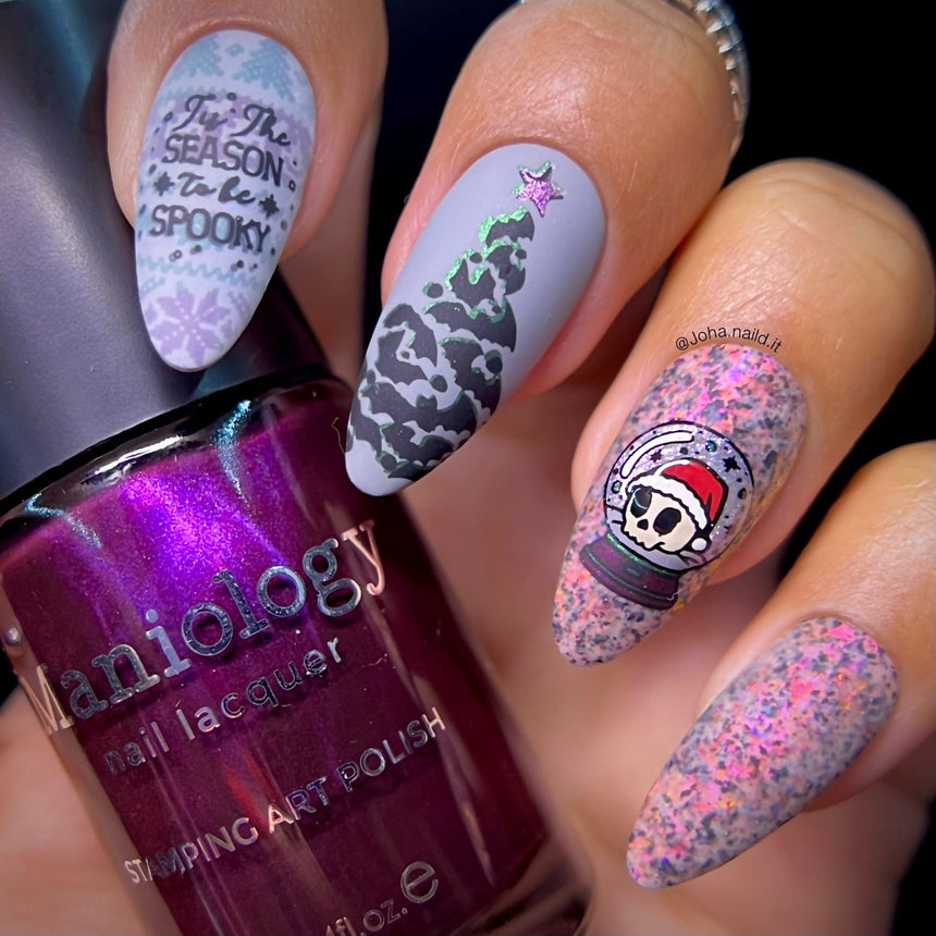 Merry & Fright: Creepmas Cheer (MXM091) - Nail Stamping Plate