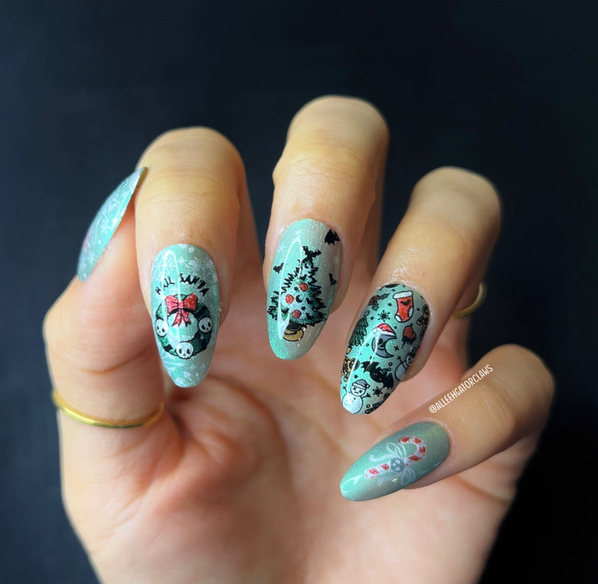 Merry & Fright: Boo to the World (MXM092) - Nail Stamping Plate