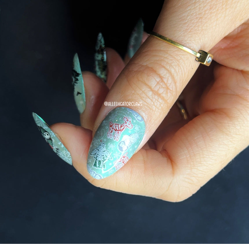 Merry & Fright: Boo to the World (MXM092) - Nail Stamping Plate