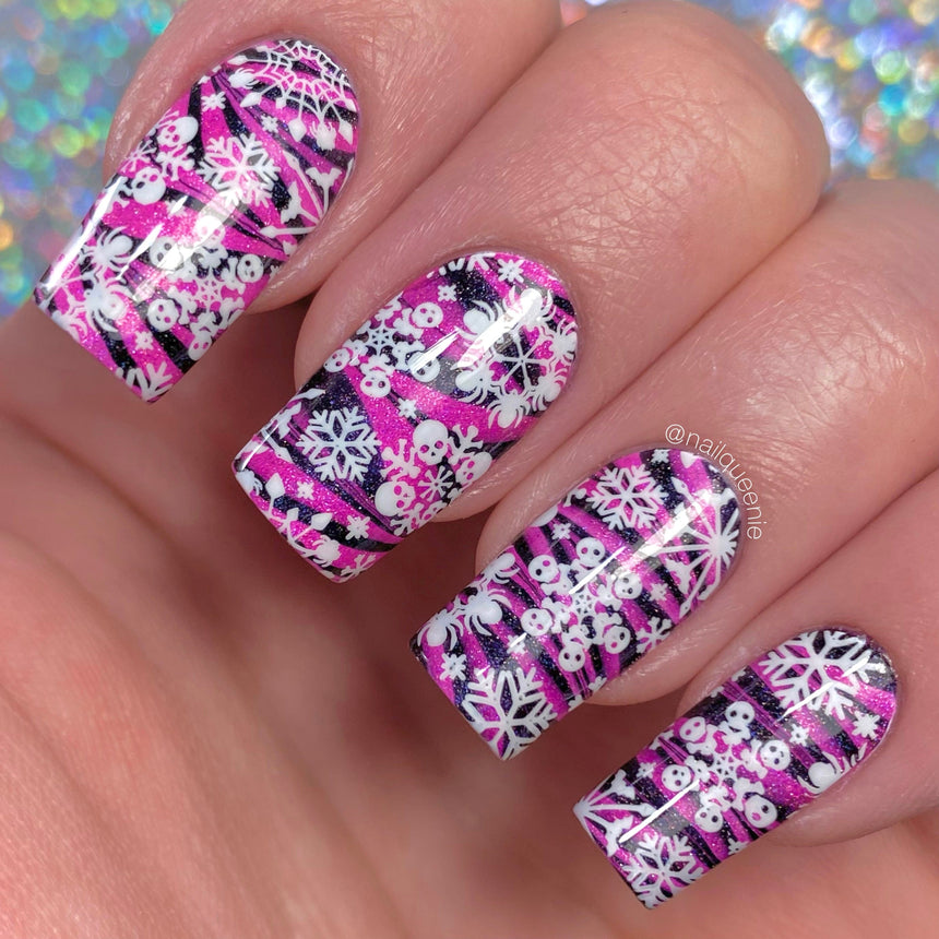 Merry & Fright: Boo to the World (MXM092) - Nail Stamping Plate