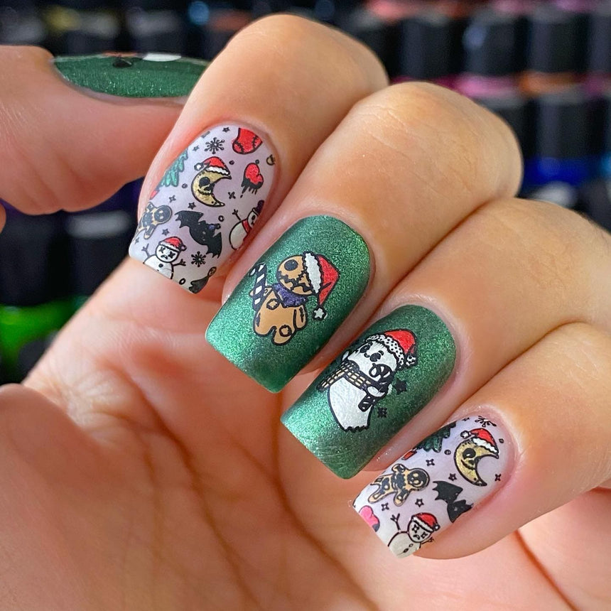 Merry & Fright: Boo to the World (MXM092) - Nail Stamping Plate