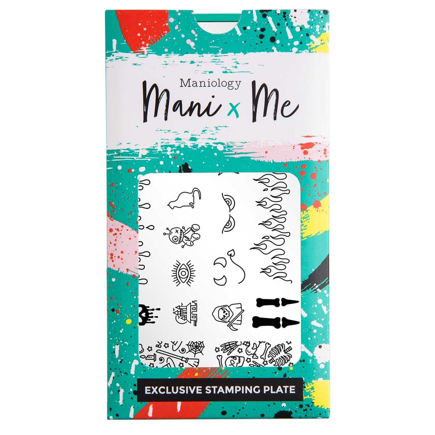 Electro-Cute: Fright Lights (MXM087) - Nail Stamping Plate