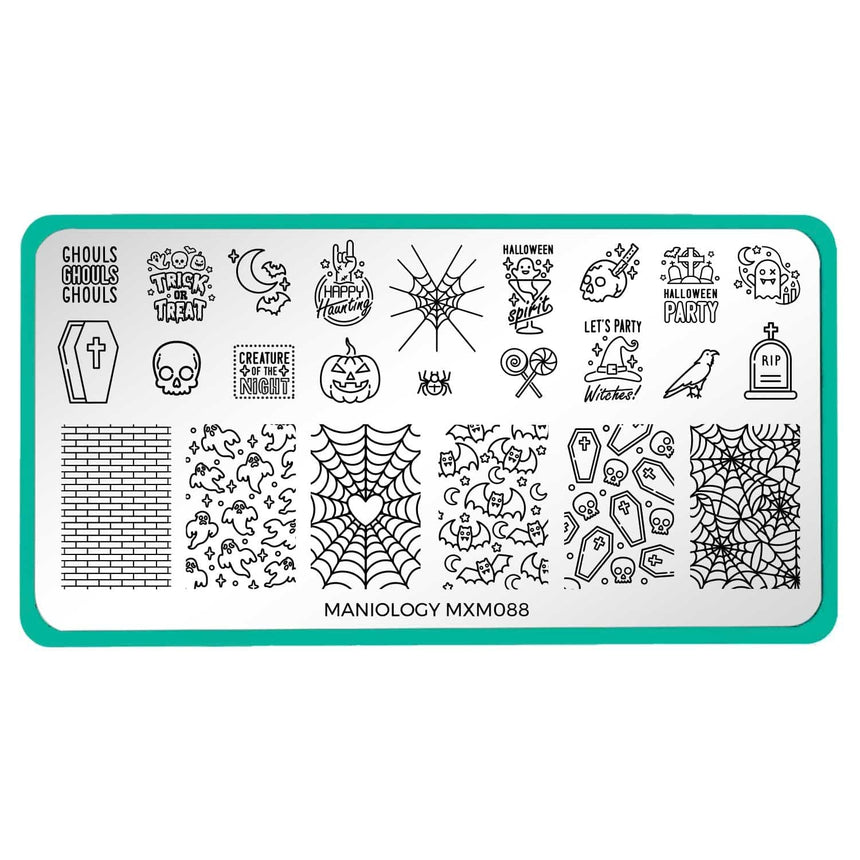 Electro-Cute: Wicked Glow (MXM088) - Nail Stamping Plate