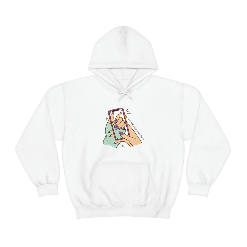 Let Me Take A Nailfie - Heavy Blend Hoodie Sweatshirt