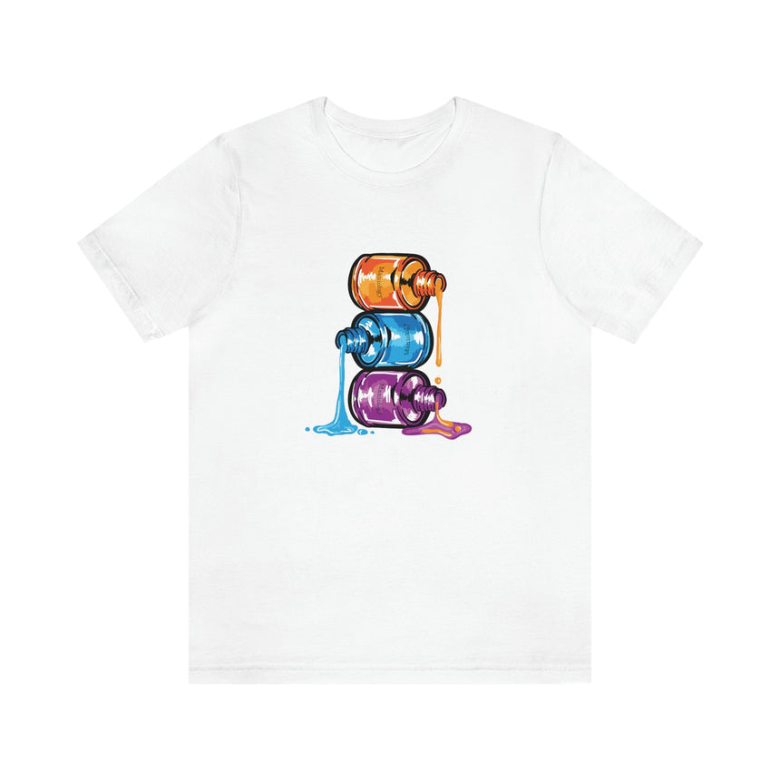 Nail Polish Bottles - Short Sleeve T-shirt