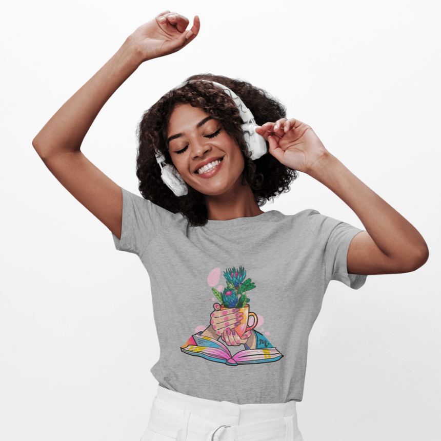 Plants, Books and Nails - Short Sleeve T-shirt