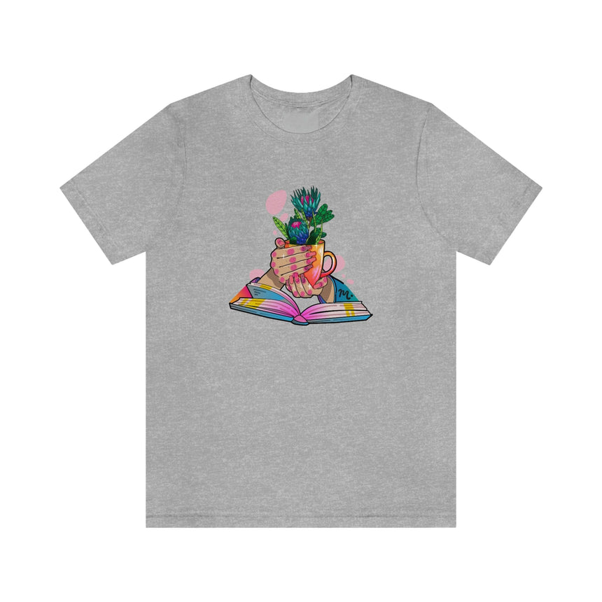 Plants, Books and Nails - Short Sleeve T-shirt