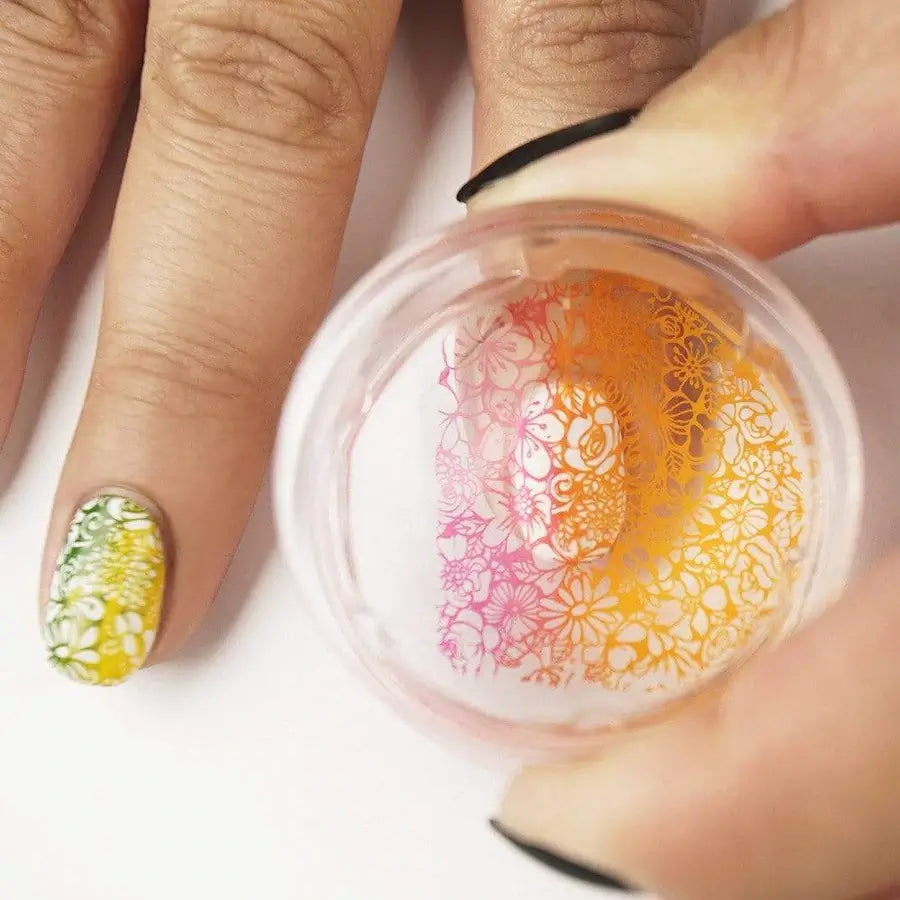 How do I get my nail stamper to work using Paper Trick