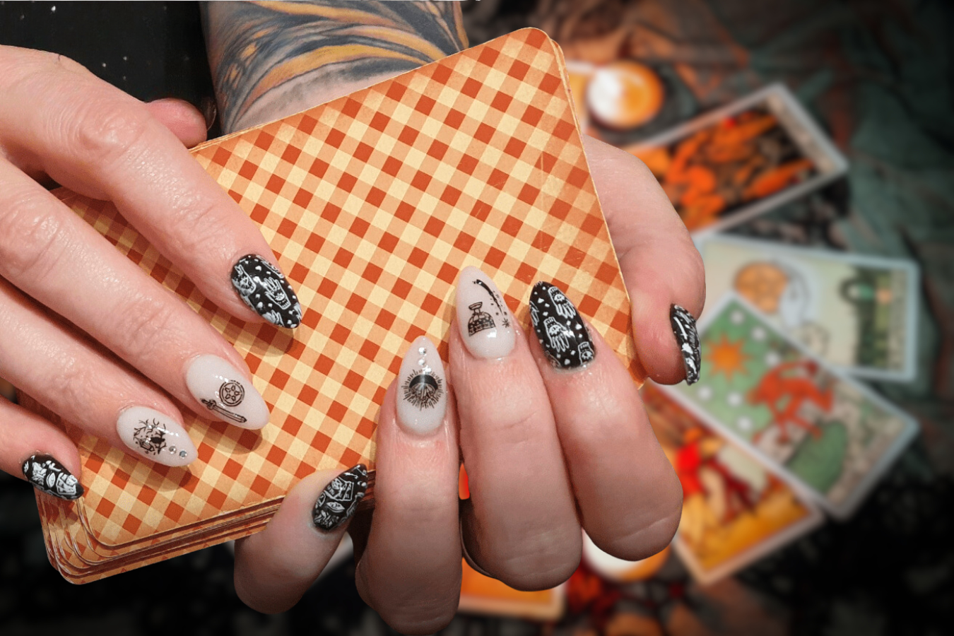 Astrology Nails and Tarot Nails: 10 Mystical Nail Designs for Halloween
