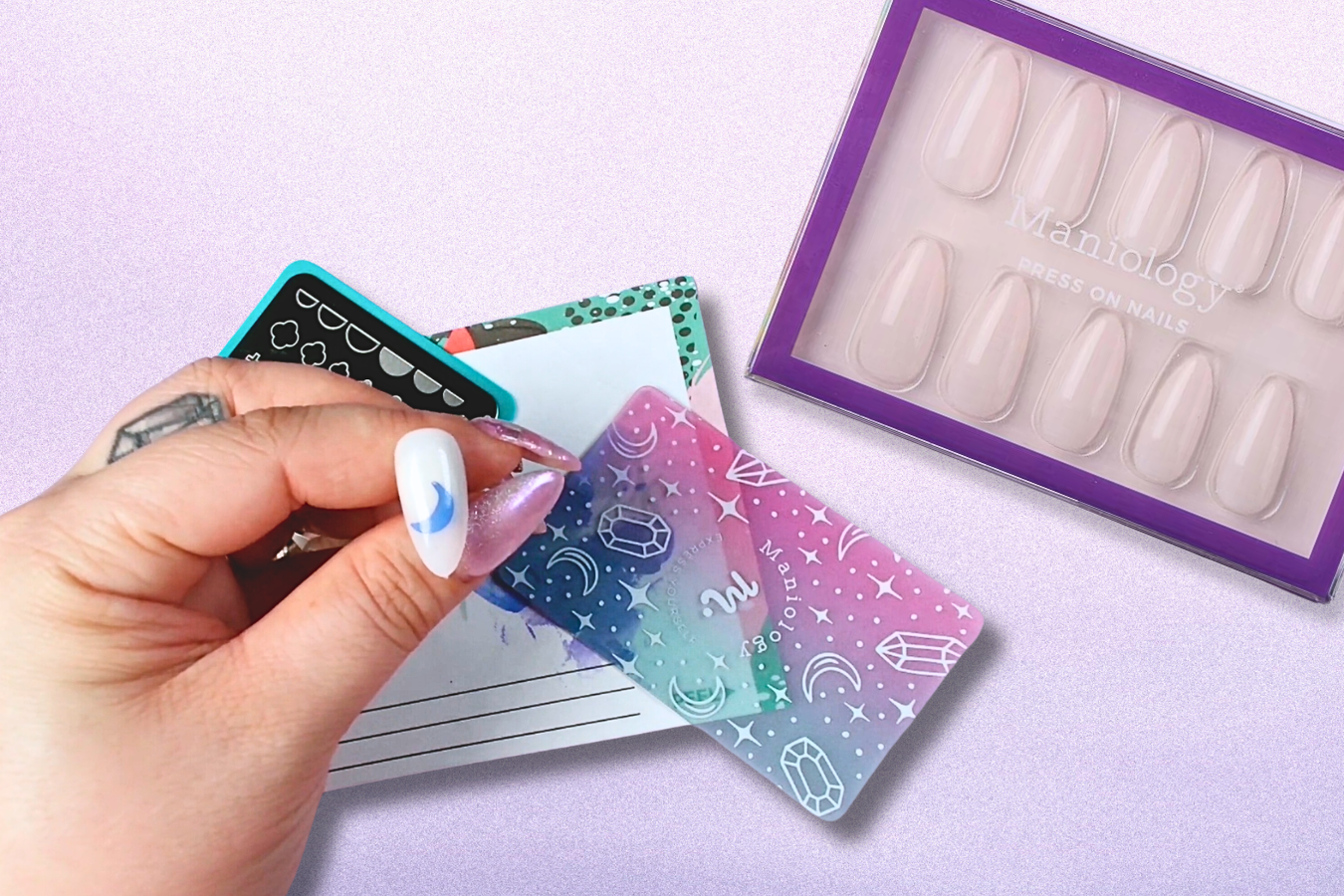 stamping on press on nails