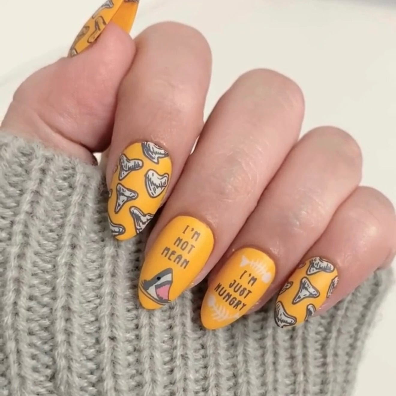 Bite Into Shark Week with Fin-tastic Nail Art