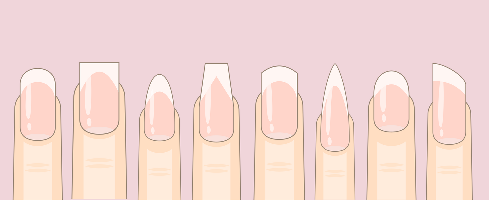 How to pick the best nail shape for you