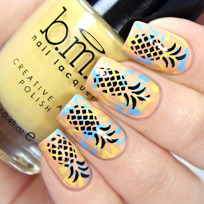 Pineapple Nail Art – WonderfulWolf