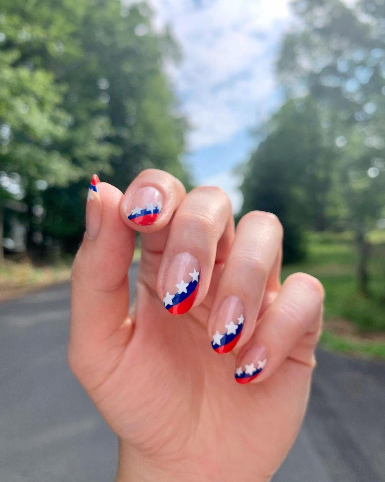 Red White And Blue Nails