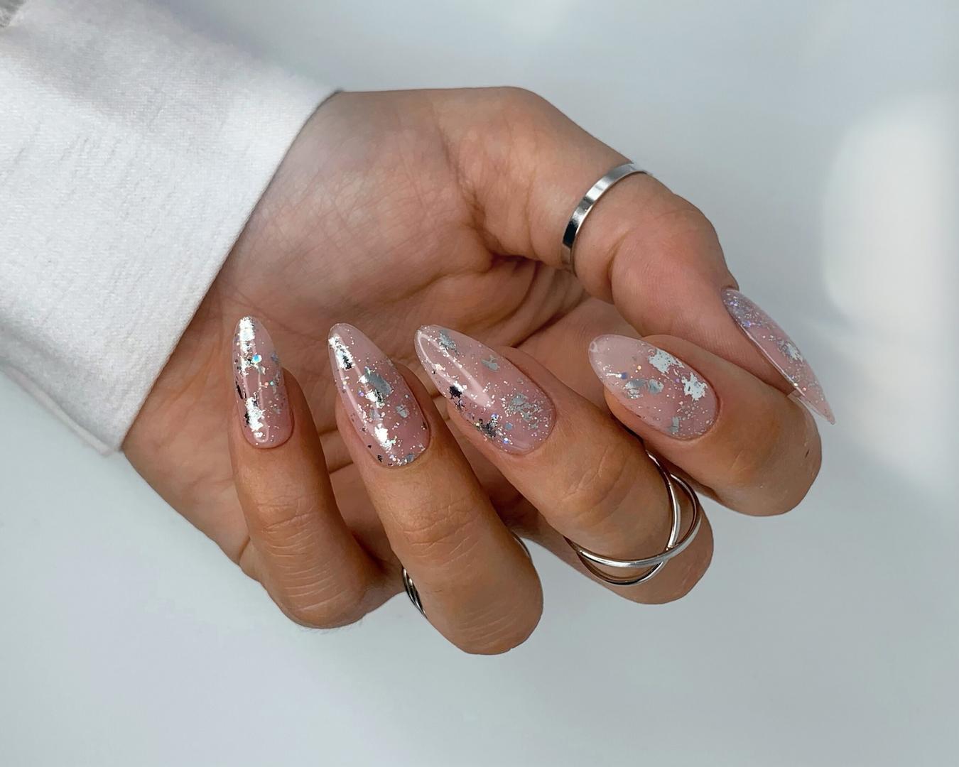 Silver Nail Designs