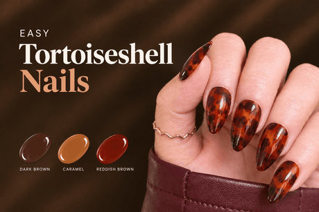 Easy Tortoiseshell Nails