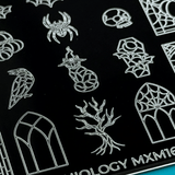 Haunted Reflections: Hallowed Glass (MXM159) - Nail Stamping Plate