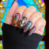 Haunted Reflections: Hallowed Glass (MXM159) - Nail Stamping Plate
