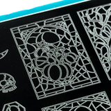 Haunted Reflections: Moonlit Mosaic (MXM160) - Nail Stamping Plate