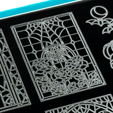 Haunted Reflections: Moonlit Mosaic (MXM160) - Nail Stamping Plate