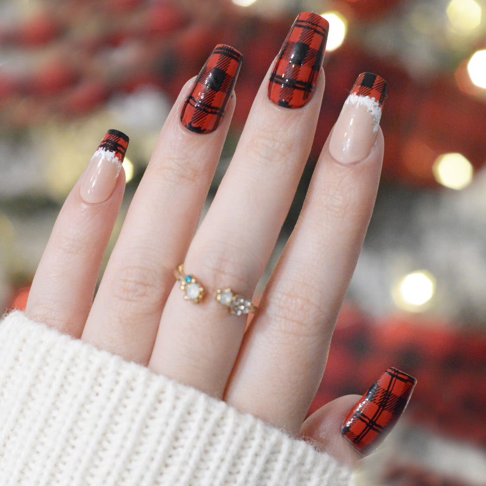 Plaid Perfection (m267) - Nail Stamping Plate