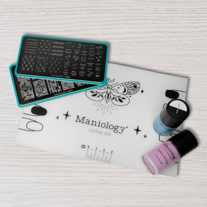 2pc Silicone Nail Art Work Station - Lotus Mini and Lotus Go