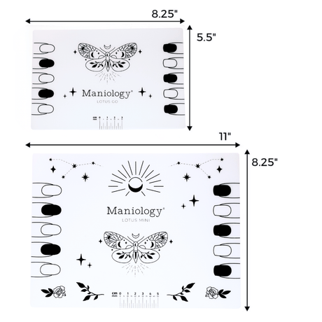 2pc Silicone Nail Art Work Station - Lotus Mini and Lotus Go