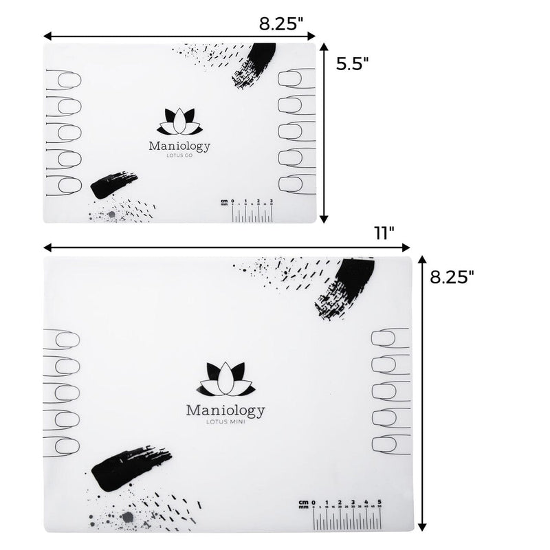  Maniology (Formerly BMC) Roll Up Silicone Nail Art Decal Maker  Manicure Workspace Sheet - Lotus Mat : Beauty & Personal Care