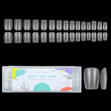 300pcs Full Cover Nail Tips for Extension in 15 Sizes - XS Coffin