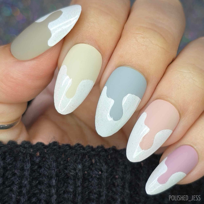 Abstract French (M533) - Nail Stamping Plate