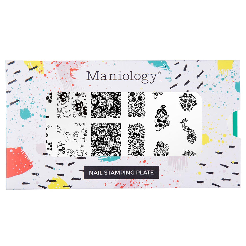 Afternoon Tea (M681) - Nail Stamping Plate
