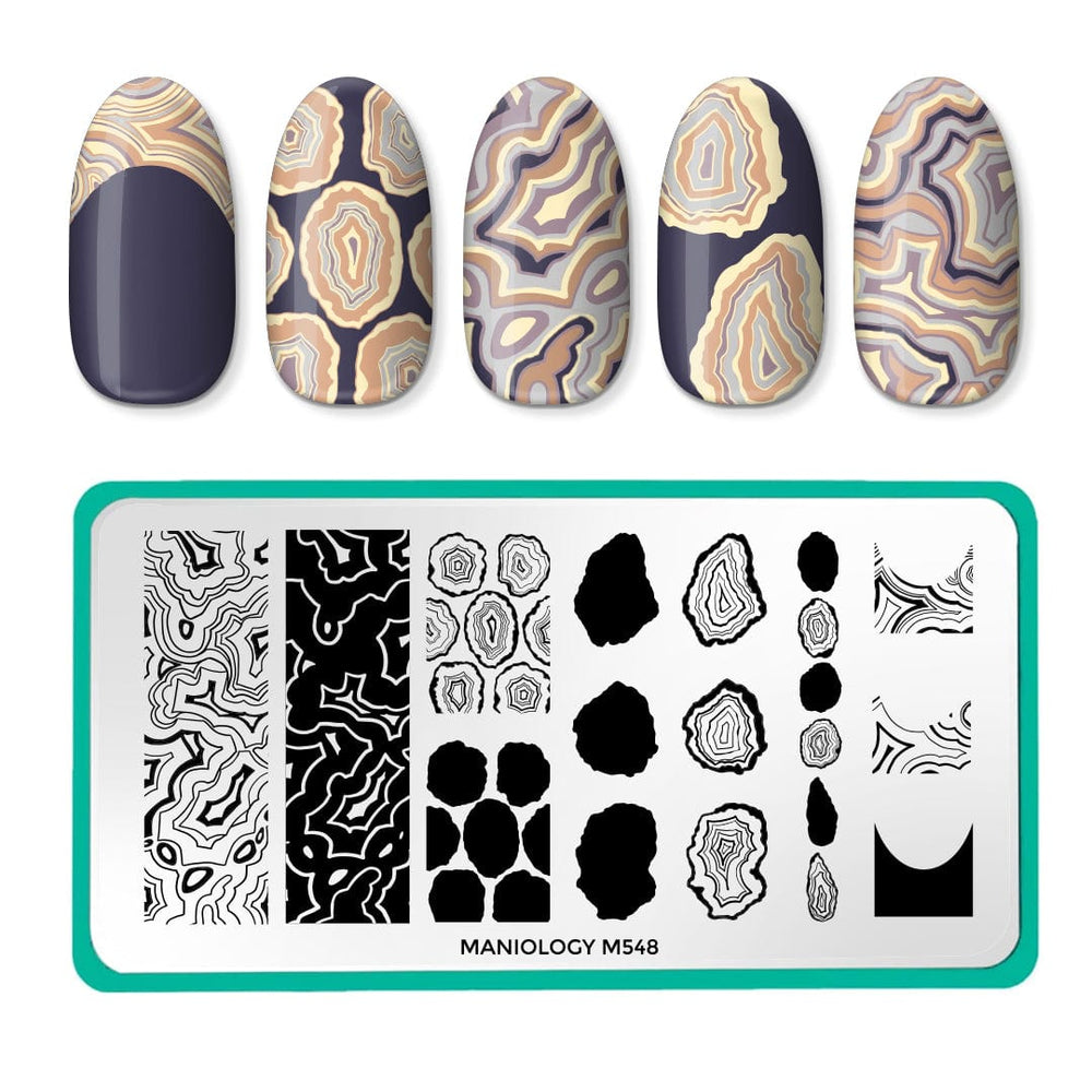 Agate (M548) - Nail Stamping Plate