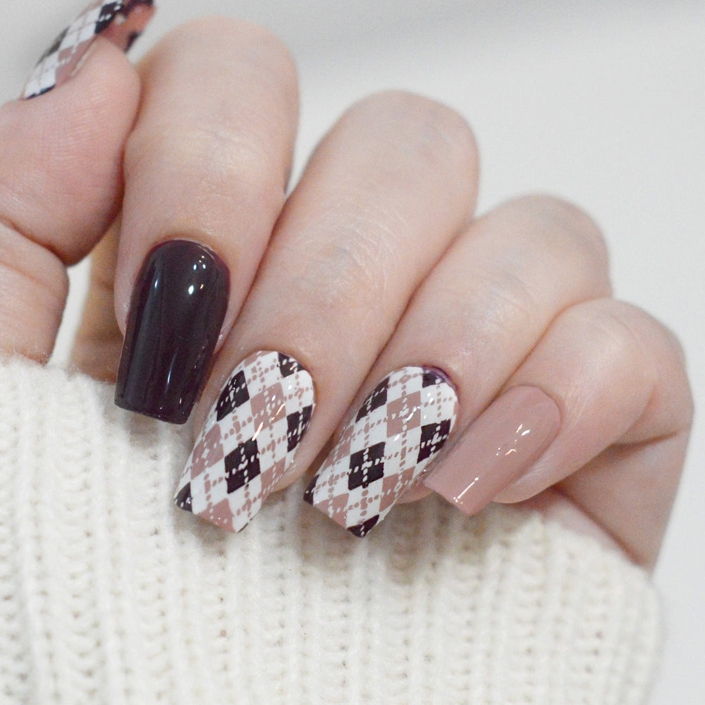 All About Argyle (m268) - Nail Stamping Plate