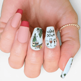 Alla Salute (M714) - Nail Stamping Plate