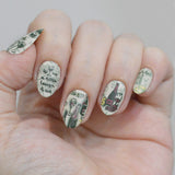 Alla Salute (M714) - Nail Stamping Plate