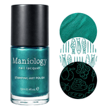 Amalfi Coast (B587) - Emerald Green Smooth Metallic Stamping Polish