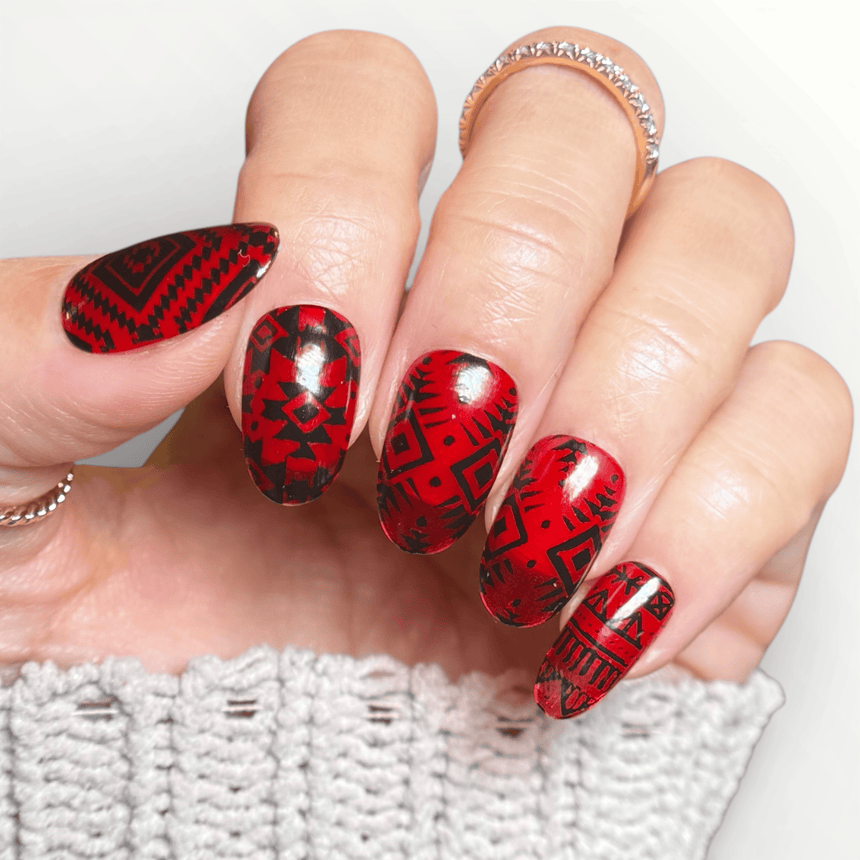 Ancient Geometry (M695) - Nail Stamping Plate