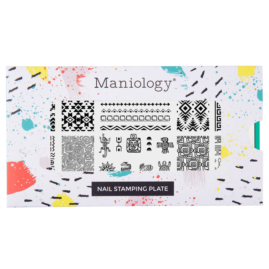 Ancient Geometry (M695) - Nail Stamping Plate