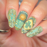 Ancient Geometry (M695) - Nail Stamping Plate