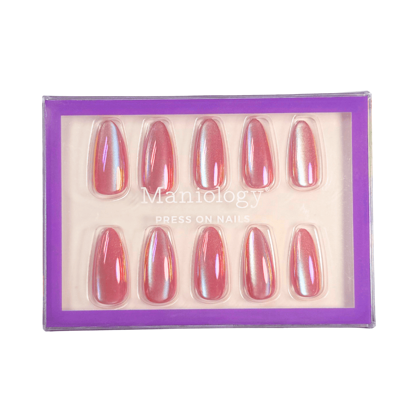 Magnetic Angel Press On Nails - Medium Almond
