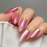 Magnetic Angel Press On Nails - Medium Almond