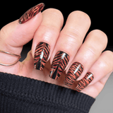 Animal Instinct (m089) - Nail Stamping Plate