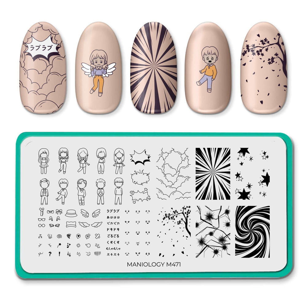 Anime (M471) - Nail Stamping Plate