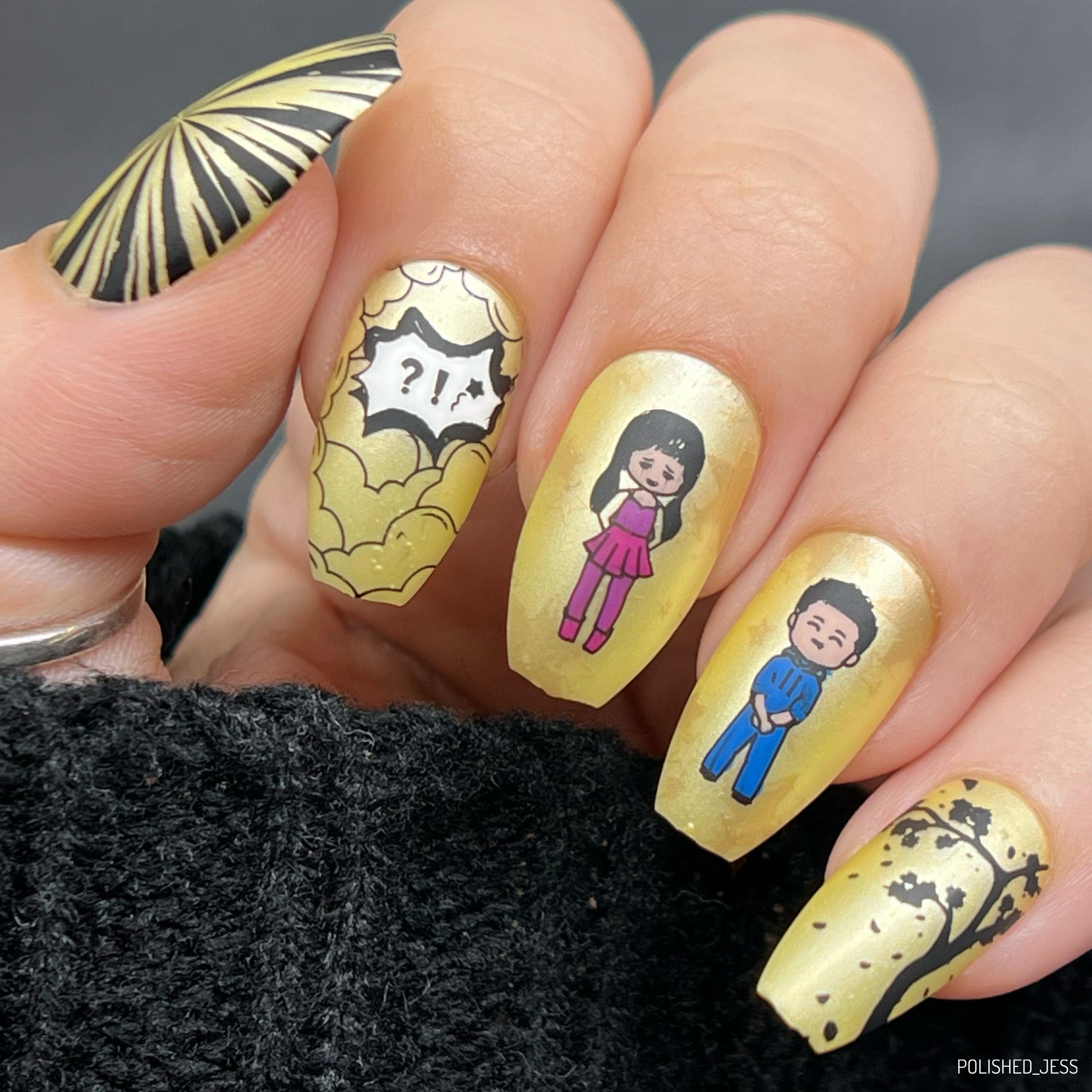 Anime (M471) - Nail Stamping Plate – Maniology