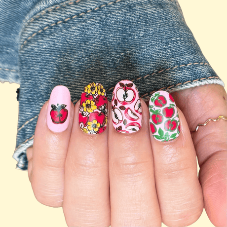 Apple Orchard (M641) - Nail Stamping Plate