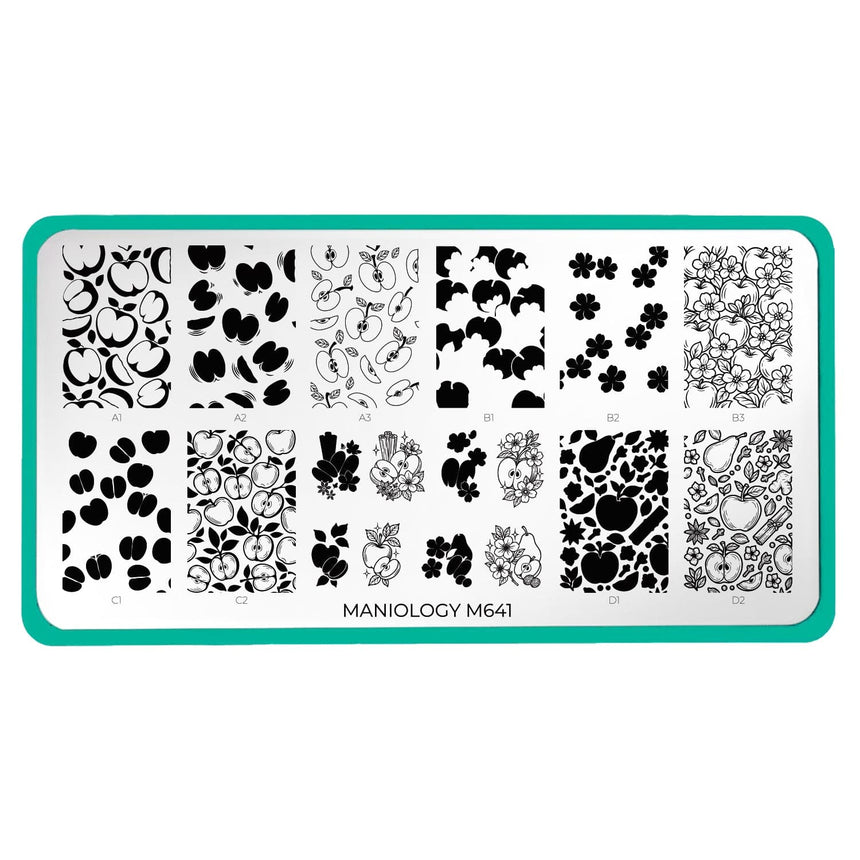 Apple Orchard (M641) - Nail Stamping Plate