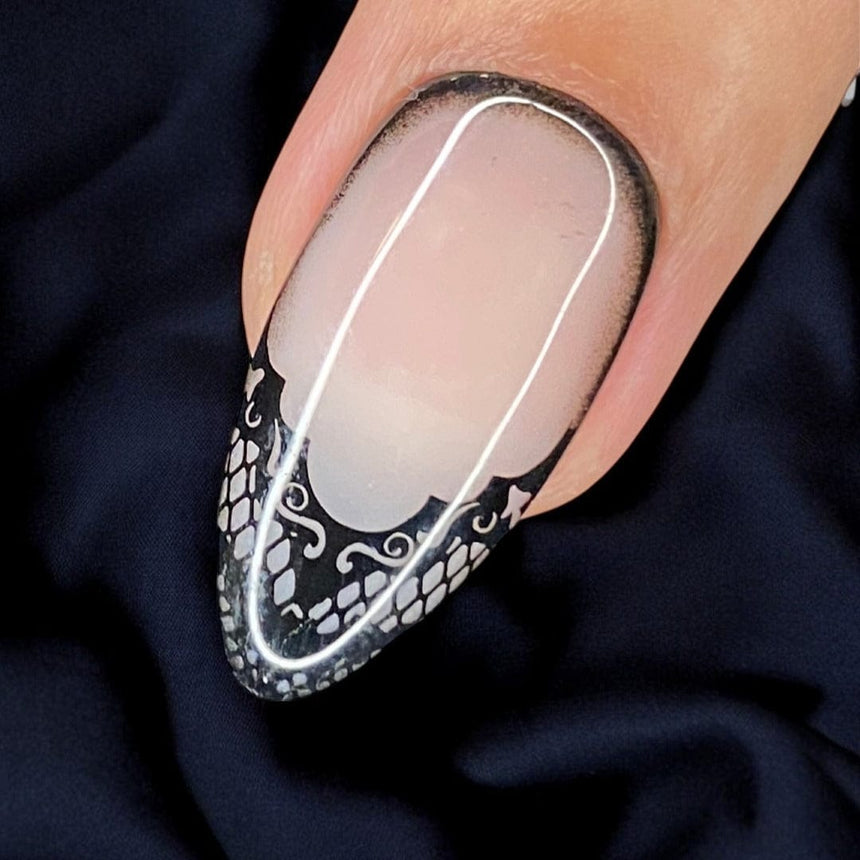 Arched Elegance (M514) - Nail Stamping Plate