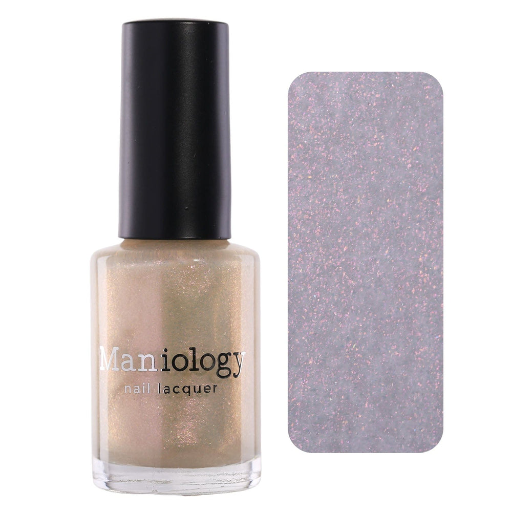 Arctic Dreams: Blushing Snow (P173) - Pink Clear Iridescent Glitter Topper Nail Polish