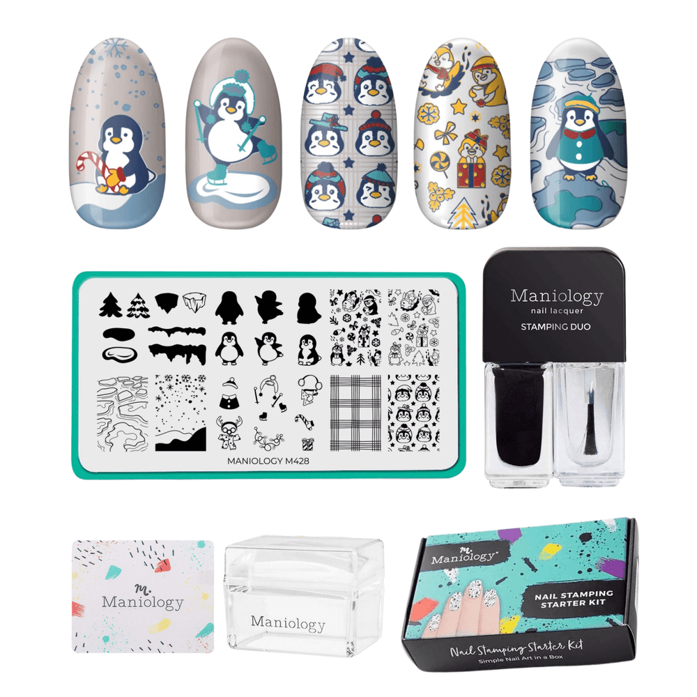 Arctic Penguin: Nail Stamping Starter Kit